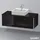 Duravit XSquare Waschtischunterschrank, 2 Schubkästen, schwarz hochglanz