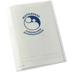 100 Mutterpasshüllen, transparent, Weich-PVC