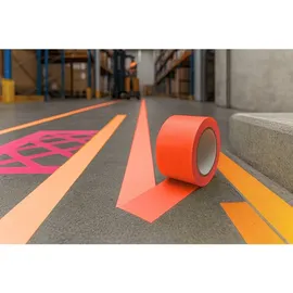 varivendo Gewebeband NEON ORANGE 25 m x 50 mm