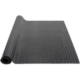 Vevor Gummimatte 1848 x 1236mm Bodenmatte SBR-Gummi Bodenbelag 3 mm Dicke Noppenmatte Diamant Tränenblech Bodenmatte Antirutschmatte Gummibelag Ideal für Garagen, Lagerhallen, Fitnessstudios, Gehwege