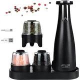 Adler AD 4449b - pepper & salt grinder - matte black