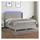 vidaXL Boxspringbett 180 x 200 cm Hellgrau
