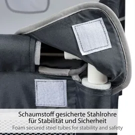 Onvaya ONVAYA® Laufgitter mit faltbarer Spielmatte und Insektenschutznetz | Laufstall für Babys 120 x 160 cm | Schutzgitter für Kinder | Rechteckiges K...
