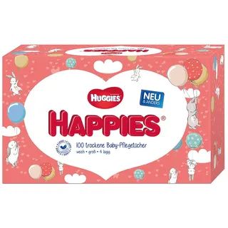 Huggies Trockene Pflegetücher Happies 100 Stück