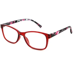 Quickreader Lesehilfe +1,0 Kunststoff Rot