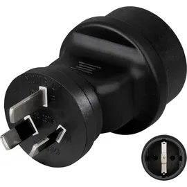 Hama Reiseadapter 1 St. Schwarz