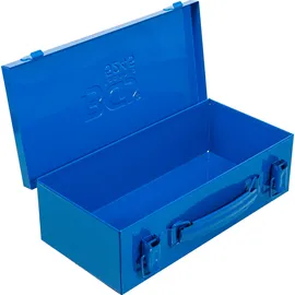 BGS Metallkassette ohne Bestückung blau