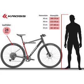 KROSS Esker 1.0 2026 28 Zoll RH 43 cm Herren braun/grün/schwarz