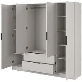 masseno Drehtürenschrank CATERINA 206 x 200 x 51 cm Gelb
