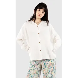 Roxy Morning Time Hemd egret Gr. XL