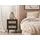 Beliani Nachtschrank Opoco 30 x 40 x 52 cm Schwarz/Beige