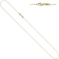 Goldkette JOBO Halsketten Gr. Gelbgold 585, L: 45cm, gelb (gelbgold 585) Damen Ankerkette 585 Gold diamantiert 45 cm 0,6 mm