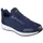 SKECHERS Squad Sr Myton Herren-Sneaker, Navy Textile Synthetic, 43 EU