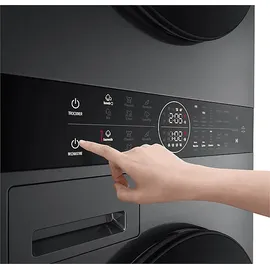 LG WashTower WT1210BBF Wasch/Trocken-Säule (12 kg / 10 kg, 1350 U/min)