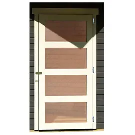 Woodfeeling Schwandorf 5 2,38 x 2,42 m terragrau
