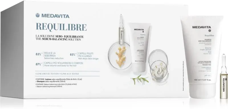 Medavita Requilibre Sebum-Balancing Set Geschenkset für das Haar