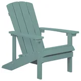 Beliani Gartenstuhl Blau 88x75x88
