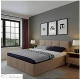 Halmon Schlafkomfort Betten Dalas Sahara 160 x 200 cm H3 Beige