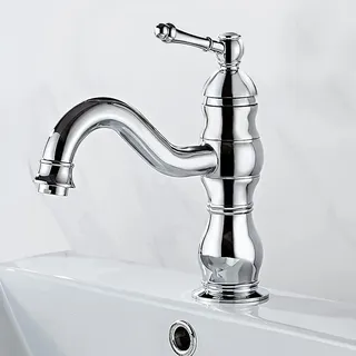 namuoto Wasserhahn für Bad Messing Chrom