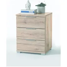 Pol-Power Nachtschrank Uni 46 x 42 x 61 cm Eiche