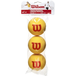 Wilson Starter Foam Ball 3 Pack, Yellow, 3