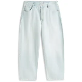 Tommy Hilfiger Curve 5-Pocket-Jeans TOMMY HILFIGER CURVE "CRV DNM TAM BARREL RW", Damen, Gr. 54, N-Gr, blau (tam), Denim/Jeans, Obermaterial: 100% Baumwolle, unifarben, gerade lang, Jeans 5-Pocket-Jeans, in großen Größen, Mid Rise im Tapered Fit