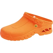 Abeba ESD-Berufsschuhe autoklavierbare Clogs Clog orange Gr. 45/46
