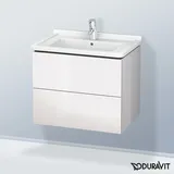 Duravit L-Cube Waschtischunterschrank, 2 Auszüge, LC626402222