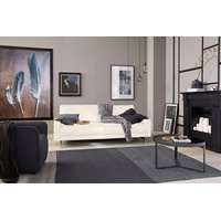 HÜLSTA sofa 2-Sitzer »hs.450«, Armlehne niedrig, Fuß chromfarben glänzend, Breite 164 cm weiß