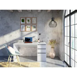 Dmora Schreibtisch Reedsport Weiß