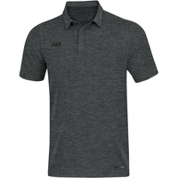 Jako Herren Polo Premium Basics, anthrazit meliert, 3XL,