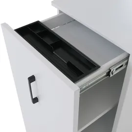 Mendler HWC-Q27 Büroschrank 74x43x80cm weiß