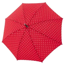 Doppler Manufaktur Zürs Rustika Stockschirm 91 cm  rot