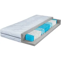 Taschenfederkernmatratze Season Sleep TFK 1000, Breckle, 26 cm hoch, (1-tlg), Matratze in 90x200, 140x200 cm und weiteren Größen, Wendematratze weiß 140 cm x 200 cm x 26 cm