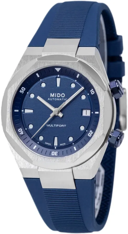 Mido Men's M047.507.17.041.00 Multifort 8 Two Crowns Auto