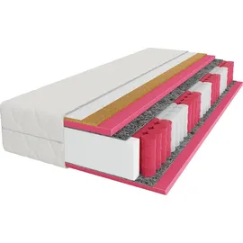 ADAMS GROUP Matratze 180x200 cm Prestige Sleep 7 Zonen H3 H4 Taschenfederkern Kokosmatte Höhe 23 cm