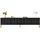 stilvora TV Lowboard 190x48x38 cm Schwarz/Gold MDF/Metall/Spanplatte