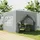 Outsunny Faltpavillon 3 x 3 m inkl. 4 Seitenteile Hellgrau