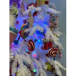 1 Christbaumschmuck Kaugummiautomat 10cm Glas Weihnachtskugeln Süßigkeiten Essen