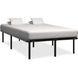 vidaXL Bettgestell 120 x 200 cm Schwarz
