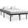 vidaXL Bettgestell 120 x 200 cm Schwarz