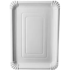 Papstar Teller eckig 24 cm x 33 cm 250 St. Weiß