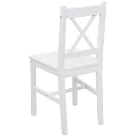 Mendler 2er-Set Esszimmerstuhl HWC-F77, Lehnstuhl Küchenstuhl Stuhl, Massiv-Holz Landhaus