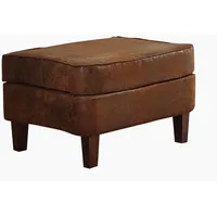 MASSIVMOEBEL24.DE Hocker 56x67x46 braun Chesterfield