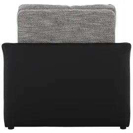 Home Affaire Schlafcouch Kunstleder 2-Sitzer Schwarz
