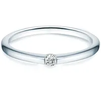 Trilani Ring aus Sterling Silber mit Zirkonia in silber | Gr.: 54