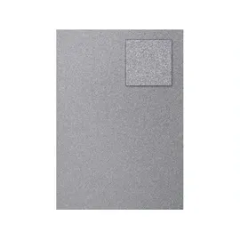 Brunnen Glitterkarton A4 200 g silber