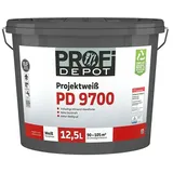 Profi Depot PD Wandfarbe Projektweiß PD 9700  (Weiß, Stumpfmatt, 12,5 l, Lösemittelfrei)