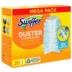 Swiffer DUSTER STAUBMAGNET MEGA PACK Staubfangtücher Mikrofaser, 20 Tücher