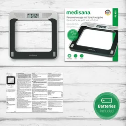Medisana Personenwaage mit Sprachausgabe PS425